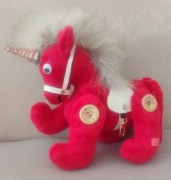 Konik jednorożec maskotka handmade 