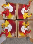 Zestaw ozdób świątecznych Elfików, handmade 