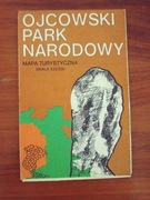 Stara mapa plan miasta ojcowski park narodowy 