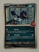 Team rocket's Murkrow 127/182 Karta POKEMON TCG Scarlet & violet DR
