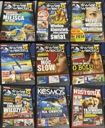 Świat wiedzy zestaw 9 numerów 2014-2019