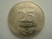 Turcja 25 kurus 2009