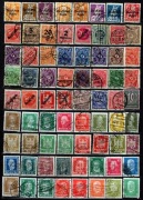 DR, znaczki kasowane, LUZAKI, serie, 10 stron z klasera formatu A4