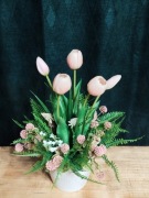 tulipan silikonowy donica ceramiczna 