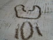 zestaw biżuterii z PRL-u