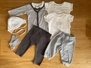 Mothercare spodnie body skarpety czapka 7 szt. fajniutki zestaw 0-3m