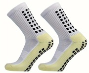 Skarpety antypoślizgowe piłkarskie BIAŁE 39-44 *PROMOCYJNA CENA*tylko teraz