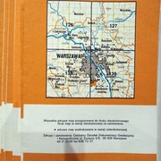 Mapa 1:10 000 Warszawa - Praga - Południe, - Praga - Północ, 