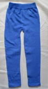 Legginsy getry leginsy niebieskie 146-152