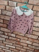 H&M bluza nowa 110/116 wrzosowa różowa