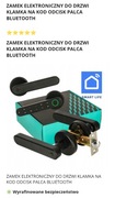 Klamka szyfrowa na kod odcisk palca bluetooth 