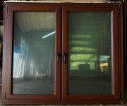 4 sztuki -Okna drewniane 176x145,5 cm – uchylno-rozwieralne, stan bdb!