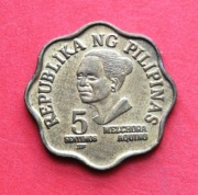 5  Sentimo  1981 r  -   Filipiny     Melchora Aquino