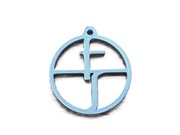 Brelok FSO Polonez Caro Plus szary 30mm