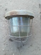 Lampa żeliwna przemysłowa polam OS 200K loft industrial ozdoba pub ogród 