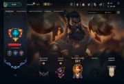 Konto LOL League of legends EUW Iron IV 172 Postacie 53 Skiny 161 LVL