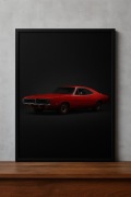 Plakat dodge charger i inne, prezent dla chłopaka