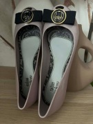 Baleriny MELISSA Balerinki Ultragirl + Jason Wu różowe sowa r. 39