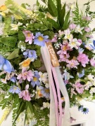 Duży Wianek na drzwi wejściowe dekoracja domu ozdoba wiosenna na prezent 