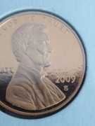 1 cent lincoln usa 2009 S  PROF