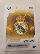 MATCH ATTAX UCL 2025/26 2026 TEAM BADGE LOGO 118 REAL MADRYT
