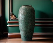 Rustykalny wazon ceramiczny