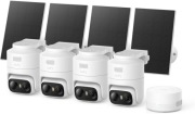 4 kamery-Monitoring wifi Eufy C37 + solar, śledzenie Ai, Jakość 2k + baza