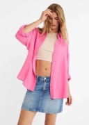 dwie koszule ,Stradivarius" różowa i ,,Gap" Boyfriend Oxford Shirt roz.M/38