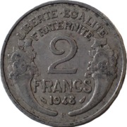 Francja 2 franki z 1948 roku - OBEJRZYJ MOJĄ OFERTĘ