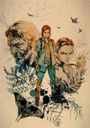 Plakat The Last of Us Part II TLOU 2 Ellie Joel Gra PS4 PS5 Prezent 50x70