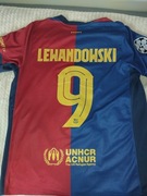 Koszulka Fc Barcelona z numerem 9 z napisem LEWANDOWSKI