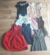 Duży zestaw ubrań dla dziewczynki roz 110  około 40 sztuk 