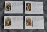 Zestaw 4 pocztówki Jerzy Duda-Gracza Golgota Jasnogórska
