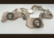 Naszyjnik 925 z lwami – Greco-Roman Revival, styl Versace