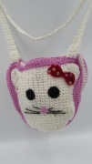 Ręcznie robiona torebka dla dziecka Hello Kitty