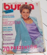 Burda moden 1990 - listopad krawiecki polska stara