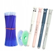 Długopisy Żelowe Wymazywalne: Zwierzęce Motywy 