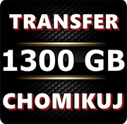 TRANSFER CHOMIKU 1300 GB BEZTERMINOWO  - PROMOCJA 
