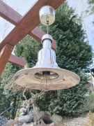 Lampa sufitowa, loftowa. Kolor stalowy