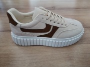 Sneakersy beżowe