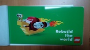 LEGO 5007158 tabliczka metalowa Rebuild the world