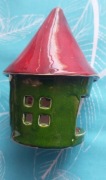 Ceramiczny domek typu kominek do podgrzewaczy, marki ARVEN 