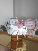 Miodek z gipsówką podziękowania dla gości komunia wesele chrzest 