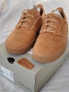 Buty męskie Clarks,  ze skóry naturalnej, rozm. 41