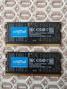 Crucial: DDR5 Liczba pamięci w zestawie: 2X16 GB, zestaw 