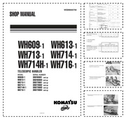 Komatsu WH609-1 613-1 713-1 714-1 714H-1 716-1 Workshop Manual Instrukcja