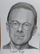 Robert Fripp rysunek muzyka