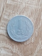 moneta 1 zł   rok 1974 