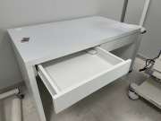 BIURKO BIAŁE 120 x 70 cm nowe