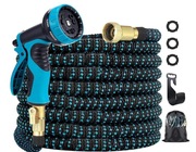 Składany wąż do wody, wąż z dyszą natryskową 7,5 m